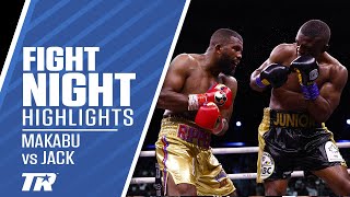 Badou Jack Drops Makabu Twice Finishes Him in Round 12 Becomes ThreeDivision Champion  HIGHLIGHTS [upl. by Munsey]