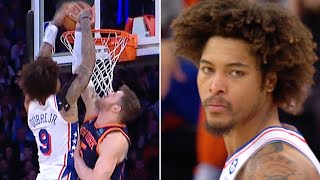 Kelly Oubre Jr Throws Down TwoHand Poster Slam on Isaiah Hartenstein [upl. by Matta]