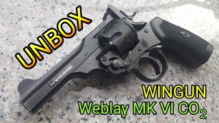 UNBOX WINGUN Webley MK VI 4 quot ระบบ CO2 [upl. by Rima100]