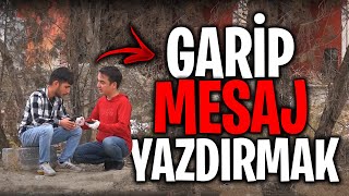 KEKOLARA GARİP MESAJ YAZDIRMA ŞAKASI [upl. by Weisman21]