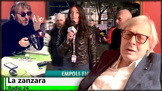 Vittorio Sgarbi anchio palpeggiato come Greta Beccaglia  La Zanzara 29112021 [upl. by Nallak]