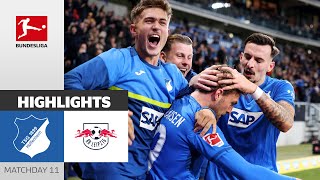 Hoffenheim Win Dramatic Match  TSG Hoffenheim  RB Leipzig 43  Highlights  MD 11 – Bundesliga [upl. by Finnegan]