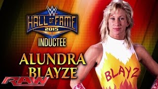 Alundra Blayze is announced for the WWE Hall of Fame Class of 2015 Raw March 2 2015 [upl. by Armyn993]