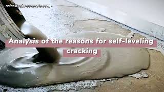 Analysis of the reasons for self leveling cracking [upl. by Camey]