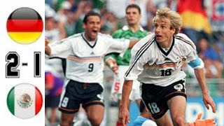 Germany 2 x 1 Mexico Kinsman Matthäus ●World Cup 1998 Extended Goals amp Highlights HD 1080 [upl. by Anahc]