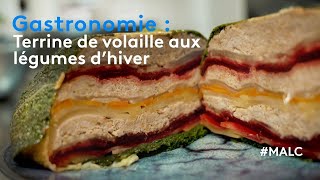 Gastronomie  terrine de volaille aux légumes dhiver [upl. by Ludeman]