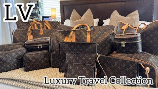 Louis Vuitton Travel Collection✨ Are luxury travel pieces worth it [upl. by Cock]