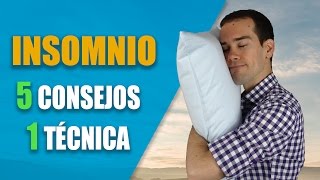 Cómo Combatir el INSOMNIO de Forma Natural  5 Consejos Para DORMIR Bien que funcionan [upl. by Awram]