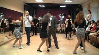 Showcase by Lindy Hop Adv Class of Sergey Bulatnov and Julia Aslanova at MSDS Season Closing 2011 v3 [upl. by Ahsienahs]