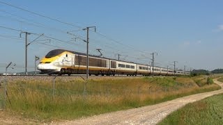 Eurostar amp Thalys dans le nord de Paris [upl. by Marian]