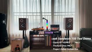 Leak Audio Sandwich 150 Bookshelf Speaker Test DemoVinyl [upl. by Eaner]