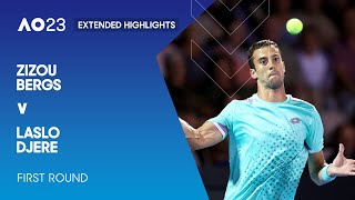 Zizou Bergs v Laslo Djere Extended Highlights  Australian Open 2023 First Round [upl. by Vial]