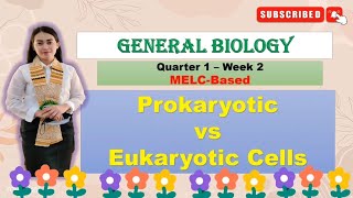 General Biology 1 Quarter 1 Week 2 PROKARYOTIC AND EUKARYOTIC CELLS [upl. by Caravette]