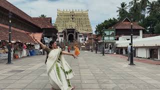 Padmanabha Pahi dance at Padmanabhaswamy temple KERALA by Srilekha Jujjuri [upl. by Seidel943]