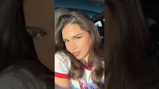 Golden Hour 🌞 leah hamilton tiktok hair halton beach tutorial video makeup cute [upl. by Htirehc]