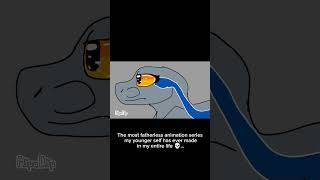 Why did I use to ship Indoraptor x Blue so mucholdanimation cringe jurassicworld [upl. by Aikenat84]