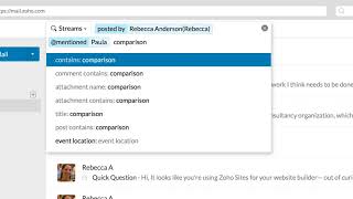 Zoho Mail  Search with multiple criteria to get exact results from any of the apps [upl. by Kaye892]