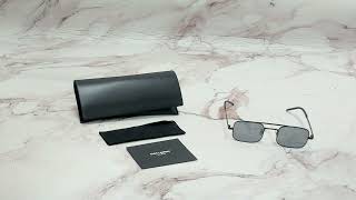 Saint Laurent Sunglasses Model NewWave SL331 Color 005 BlackSilver Mirror Lenses [upl. by Strawn]