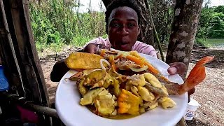 RAW Jamaican Cooking Feasting from a Island Food You HAVE TO EAT [upl. by Yniattirb]