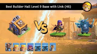 Best Builder Hall Level 9 Base with Link 46 [upl. by Masson]