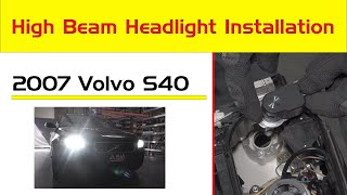 Volvo S40 LED Headlights Bulbs High Beam Kits Upgrade HB3 9005 Halogen [upl. by Ahtela]