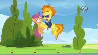 scootaloo visit wonderbolt Academy MLP The washouts [upl. by Clarie]