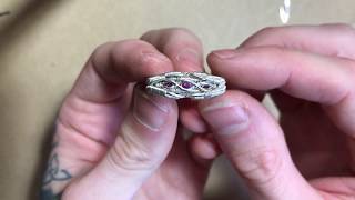 Wire Wrapping Tutorial Rings [upl. by Livy]