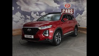 2019 Hyundai Santa Fe 22 CRDi Premium SE Auto 4WD Euro 6 ss 5dr 7 Seat YG19AMZ in Red at Premier [upl. by Eiramrefinnej]