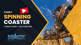 Storm Chaser  Spinning Coaster  Paultons Park [upl. by Nnanaej658]