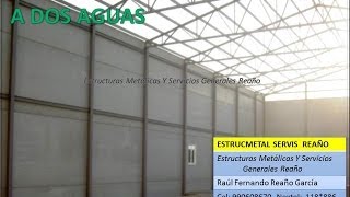 COMO FABRICAR TECHO METÁLICO Estrucmetalservis Reaño [upl. by Maura]