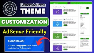 GeneratePress Theme Customization  Design WordPress Website With GeneratePress Premium [upl. by Ronen519]