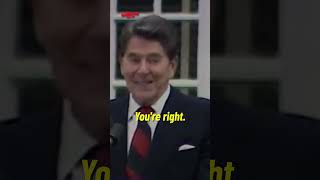 Ronald Reagans Hilarious Joe Biden Slingshot Diss [upl. by Asiruam]