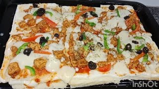 Instant Bread Pizza RecipeBread Pizza Ready In Just 20 Mints [upl. by Mandych]