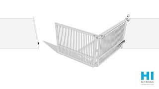 HiMotions Bifolding gate XL series [upl. by Hosfmann157]