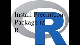 How to Install Precintcon Package in R Software [upl. by Eniotna]