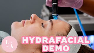 That Came Out of My Skin Hydrafacial Demo by LaserAway [upl. by Jutta]