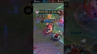 Part 1 Hanabi Triple Kill😜🤟 mobilelegends fypシ゚viral trending lokaloka mlbbterbaru mvp shorts [upl. by Nassir]