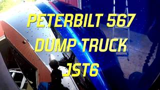 PETERBILT 567 DUMP TRUCK JST6 LEGENDARY BLUE [upl. by Vallo]