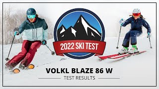 2022 Volkl Blaze 86 W  SkiEssentialscom Ski Test [upl. by Uzziel]