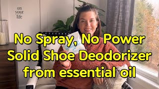 ONYOURLIFE Solid Shoe Deodorizer Best Shoe Odor Eliminator [upl. by Bunnie484]