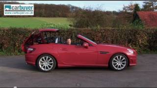 Mercedes SLK review  CarBuyer [upl. by Zobe]