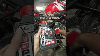 ganti oli motul 10W40  Honda CB 150R finchel105pro [upl. by Auqenes]