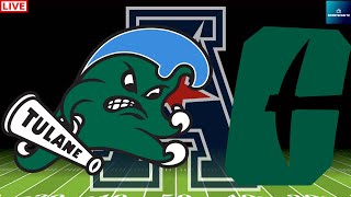 Tulane vs Charlotte Week 10 AAC College Football Live Game Cast amp Chat [upl. by Ainahtan]