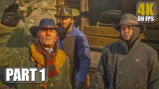 Red Dead Redemption 2 Part 1 Walkthrough 4k 60FPS  No Commentary [upl. by Hillhouse777]