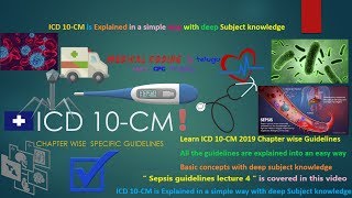 Sepsis Guidelines Lecture 4 II ICD 10 Sepsis Guidelines [upl. by Leuqer593]