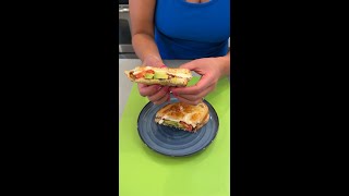 Delicious grilled cheese tomato and avocado [upl. by Buchbinder]