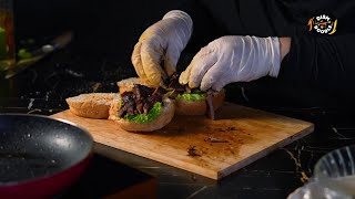 Making a Roast Beef Sandwich Recipe Masterclass [upl. by Llerehs10]