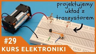 ZIZ 29 Tranzystor npn BC548B cz1 Kurs elektroniki dla początkujących [upl. by Etnaed]