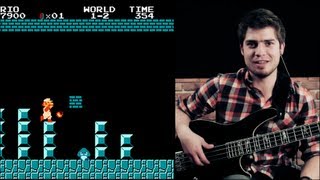 Mario Bros Underworld  Tutorial Bajo HD [upl. by Madanhoj374]