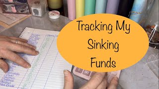 Tracking My Sinking Funds  2024 Budgeting Change  Monthly Tracking [upl. by Lombardi]